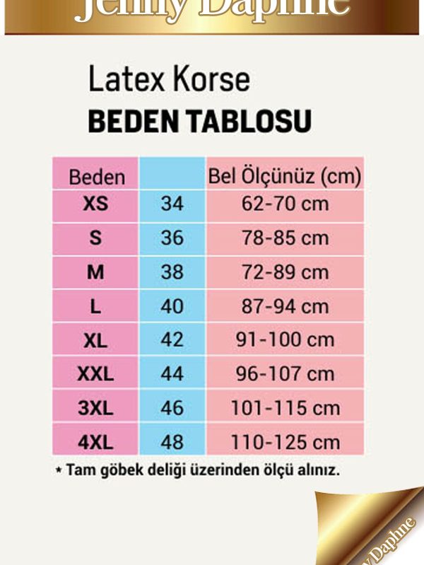 Askısız Lohusa Korsesi Bel Destekleyici Sıkılaştırıcı Doğum Sonrası Askısız Lateks Korse PF5002 - Görsel 4