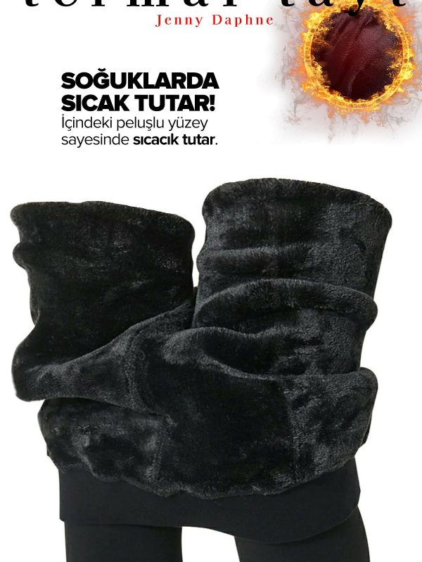 Termal Sıcak Tutan Erkek Peluş İçlik Tayt - Görsel 2