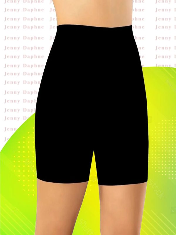 İz Yapmayan Lazer Kesim Paçalı Mideli Şort Korse 8011 - XL