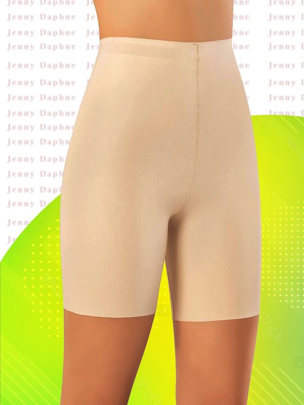 İz Yapmayan Lazer Kesim Paçalı Mideli Şort Korse 8011 - 3XL