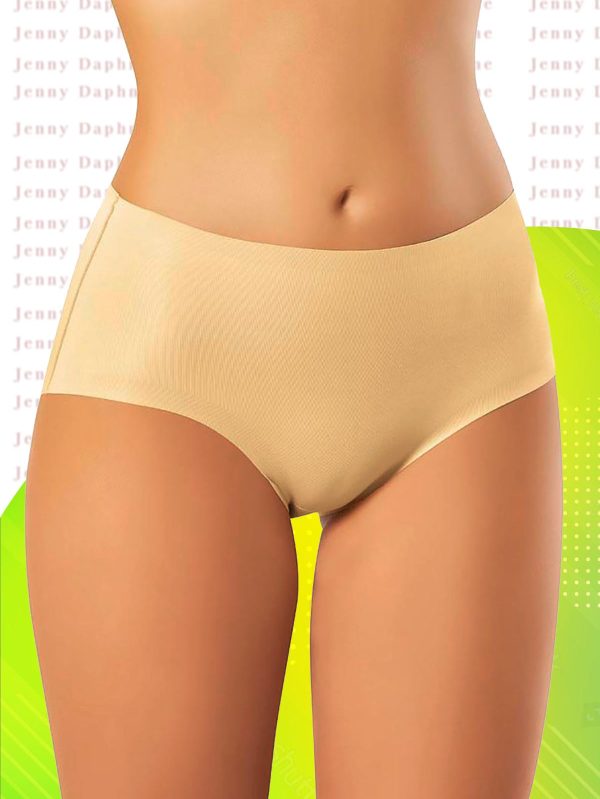 Yüksek Bel İz Yapmaz Lazer Kesim Slip BOX-8009 - XL