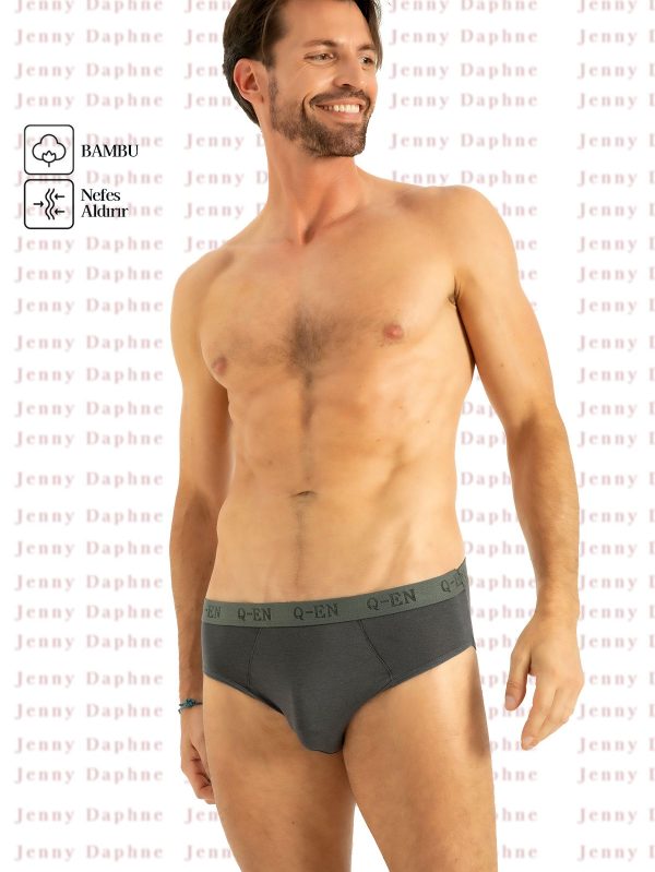 Terleme Yapmaz Bambu Erkek Slip 6 ADET KAMPANYALI - Görsel 2