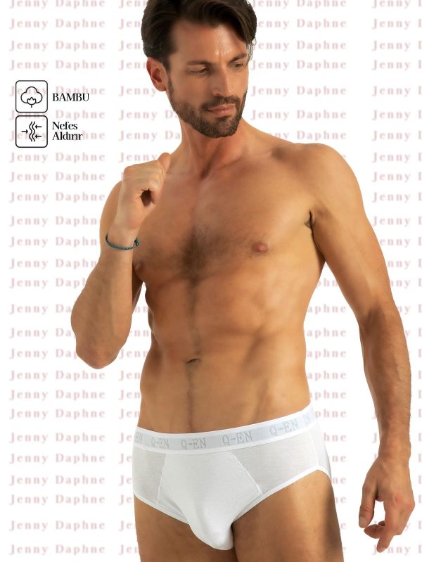 Terleme Yapmaz Bambu Erkek Slip 3 ADET - Görsel 3