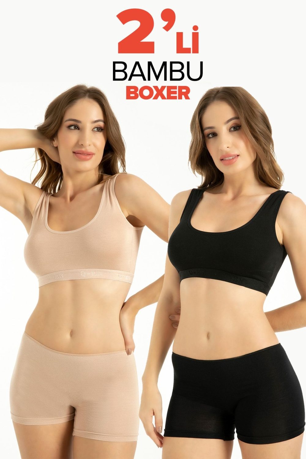 Yumuşak BAMBU 2 li BOXER QEN 901