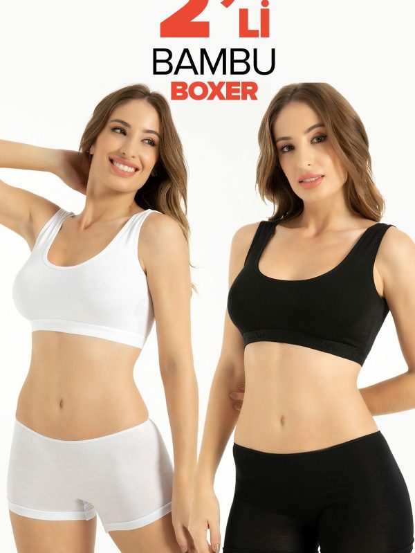Yumuşak BAMBU 2 li BOXER QEN 901 - L