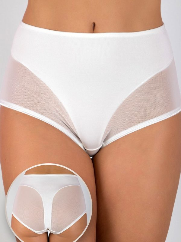 Yüksel Bel Hava Alabilen Rahat Tüllü Slim Tanga Külot Box 924 - M