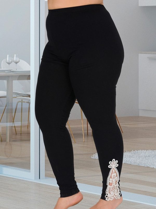 Lady Büyük Beden Battal Beden Tayt - 4XL