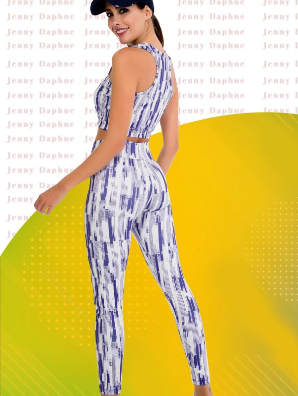 Sporcu Tayt Crop Takım 3022 - Görsel 2