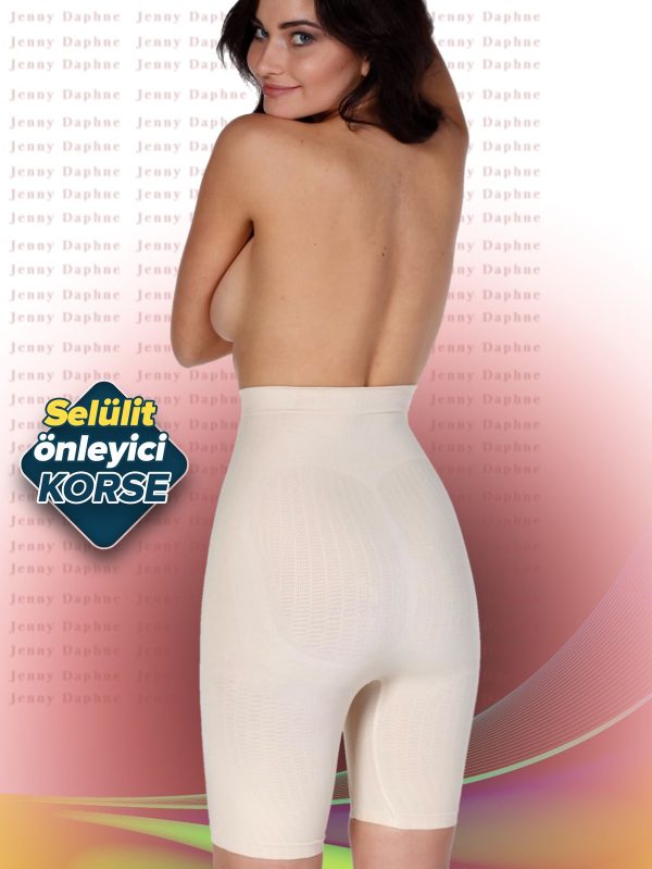 Doğum Sonrası Selülit Önleyici Toparlayıcı Paçalı Korse ANGEL-5006 - Görsel 2