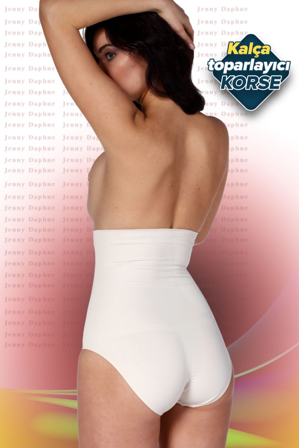 Kadın Göbek ve Kalça Toparlayıcı Yüksek Bel Slip Korse ANGEL-5003 - Görsel 2