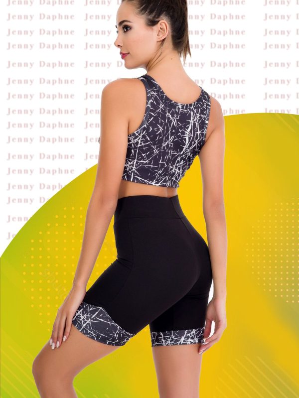 Sporcu Fitness Şort Tayt Büstiyer Takım 4016 - Görsel 2