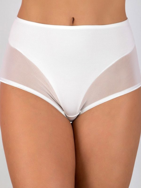 Yüksel Bel Hava Alabilen Rahat Tüllü Slim Tanga Külot Box 924 - Görsel 2