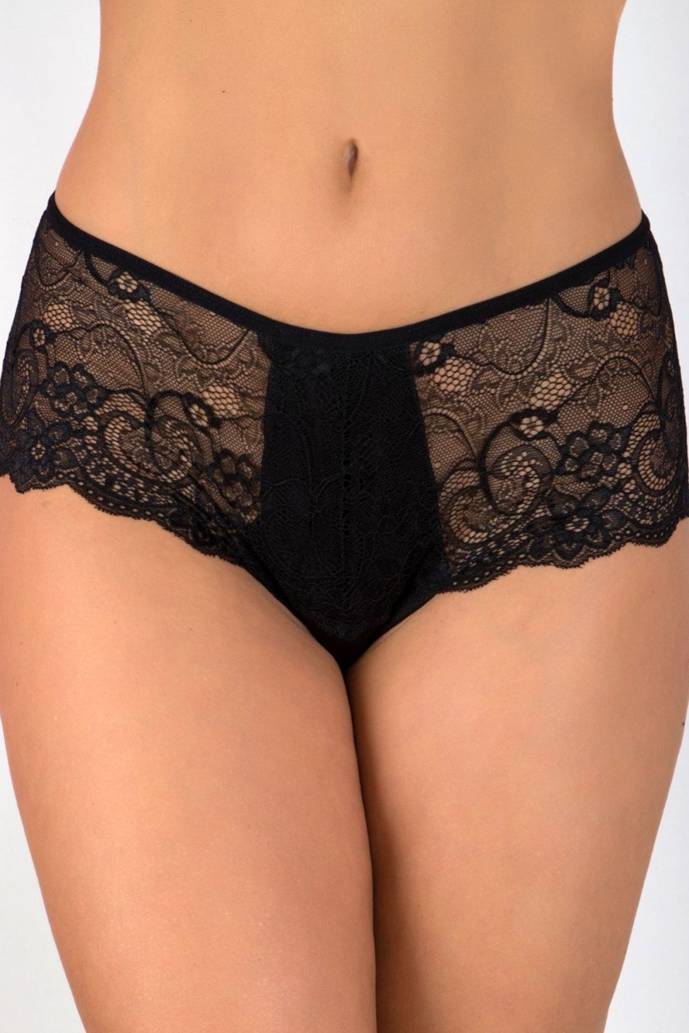Tül Detaylı Brazilian String Dantelli Külot Box 921 - Görsel 2