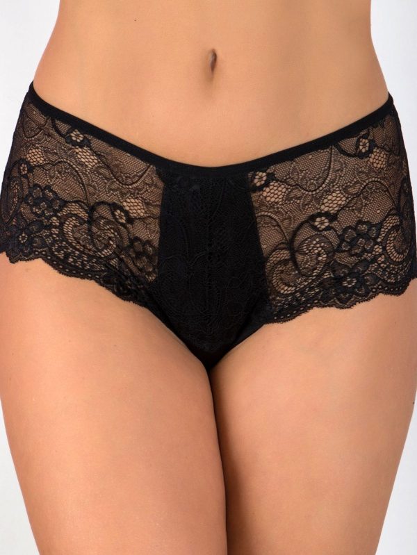Tül Detaylı Brazilian String Dantelli Külot Box 921 - Görsel 2