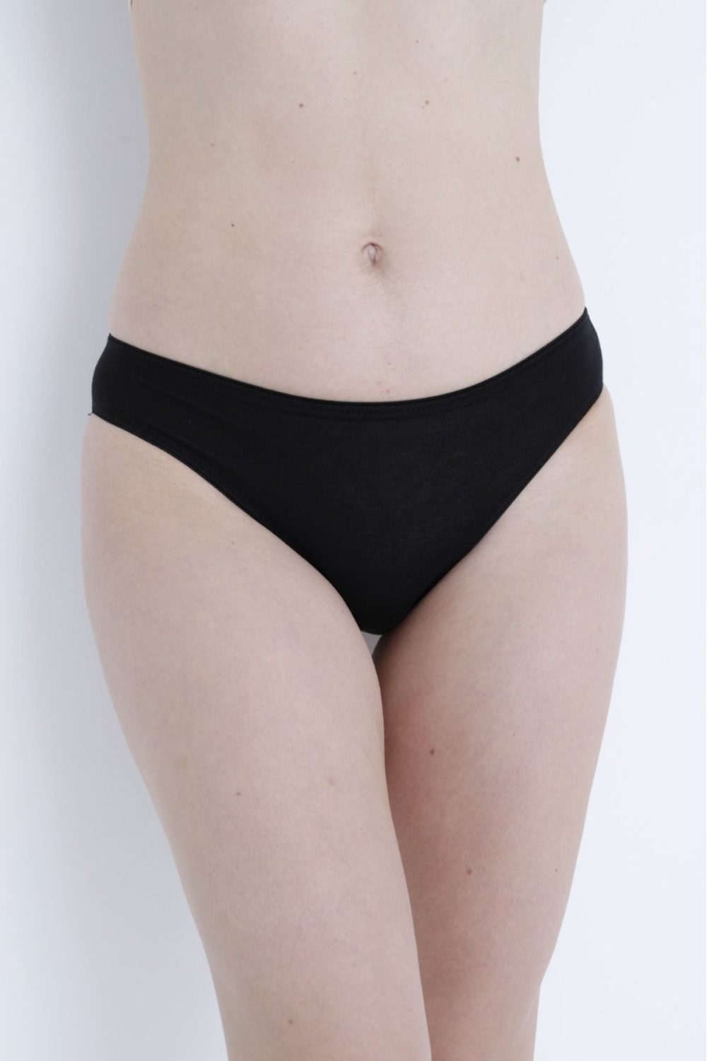 Siyah Basic Pamuklu Bikini Külot SIY-201 - Görsel 7