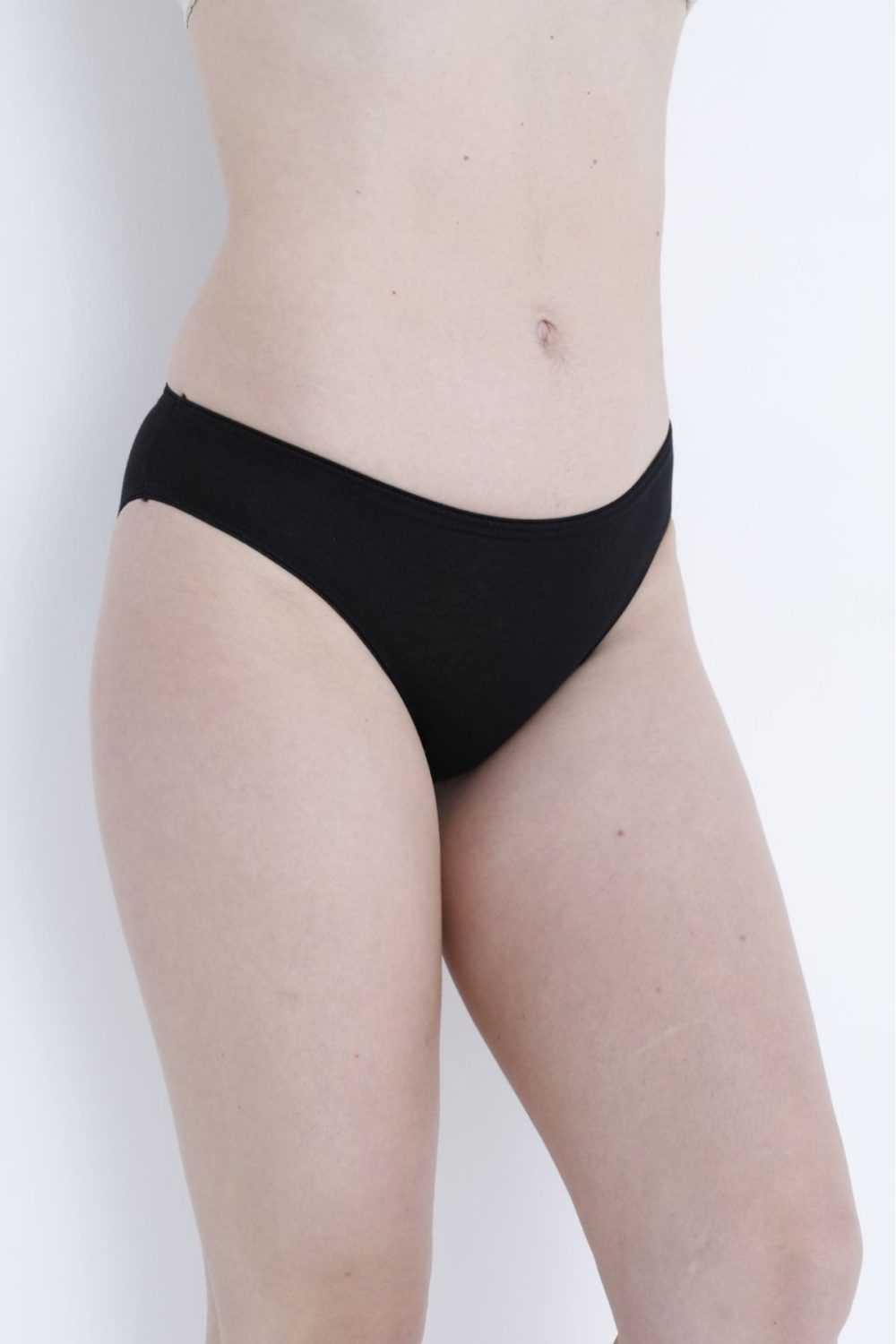 Siyah Basic Pamuklu Bikini Külot SIY-201 - Görsel 8