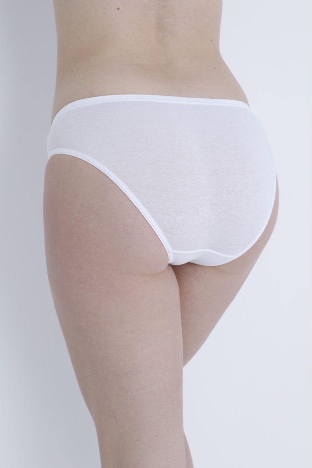 Beyaz Basic Pamuklu Bikini Külot Beyaz-201 - Görsel 4