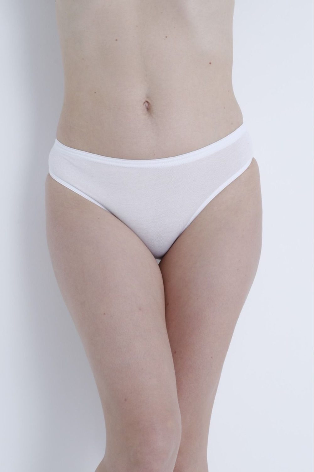 Beyaz Basic Pamuklu Bikini Külot Beyaz-201 - Görsel 5