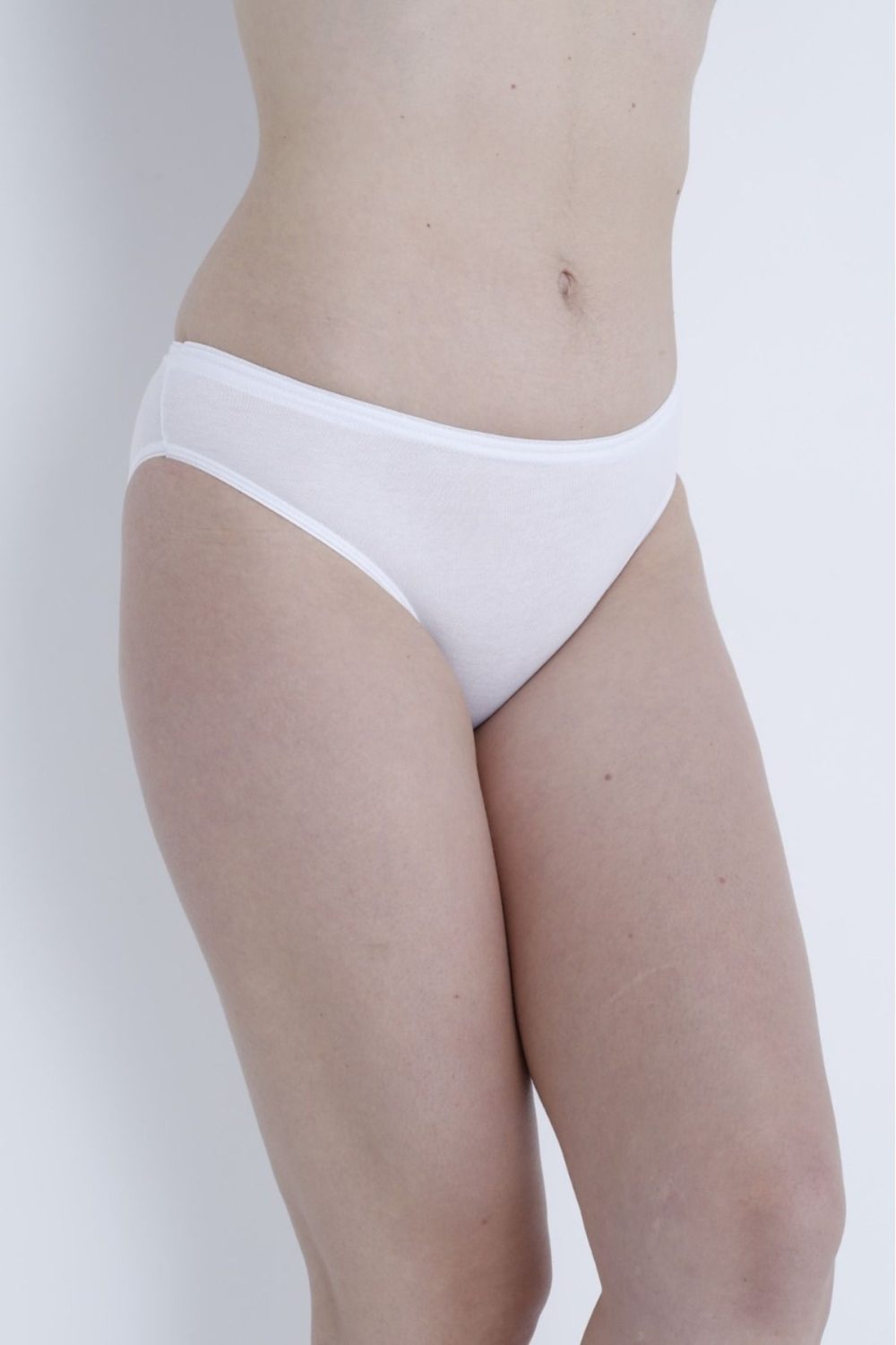 Beyaz Basic Pamuklu Bikini Külot Beyaz-201 - Görsel 6