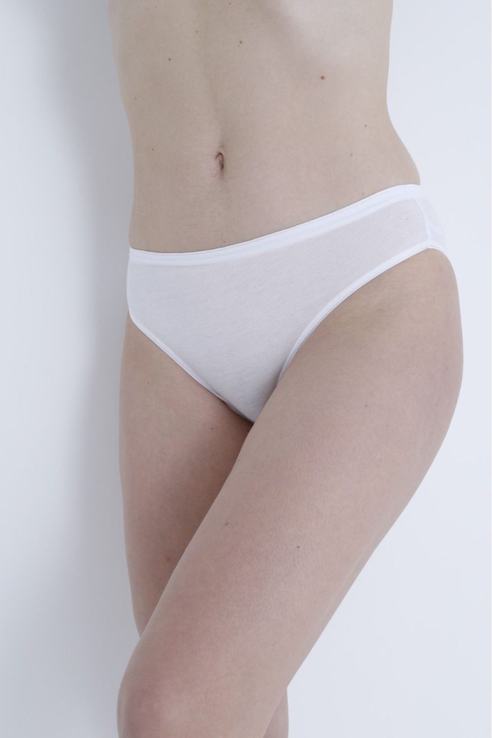 Beyaz Basic Pamuklu Bikini Külot Beyaz-201 - Görsel 8