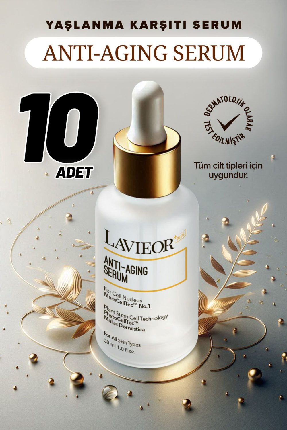 Yaşlanma Karşıtı Anti-aging Serum 30ml 10 Adet