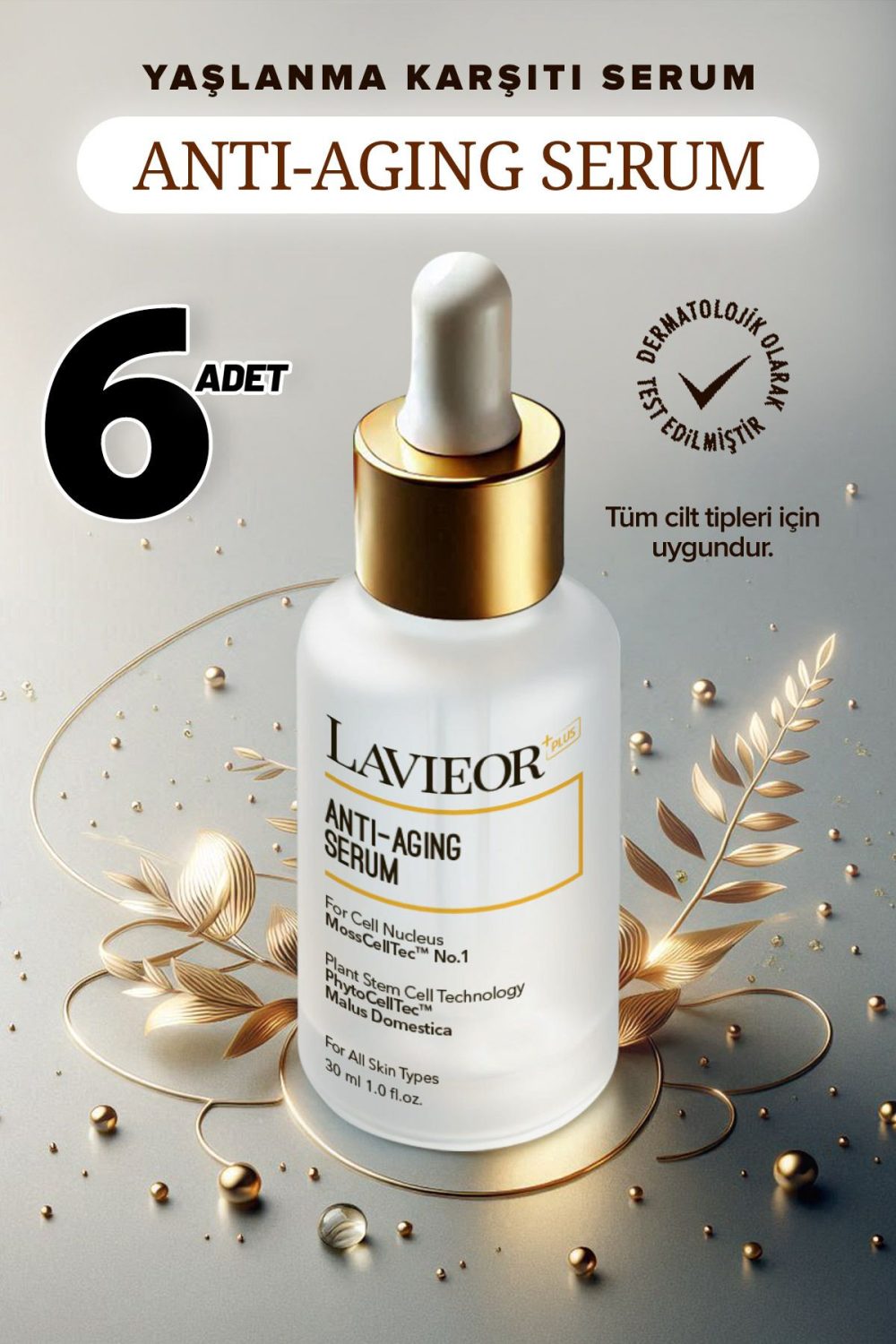 Yaşlanma Karşıtı Anti-aging Serum 30ml 6 Adet