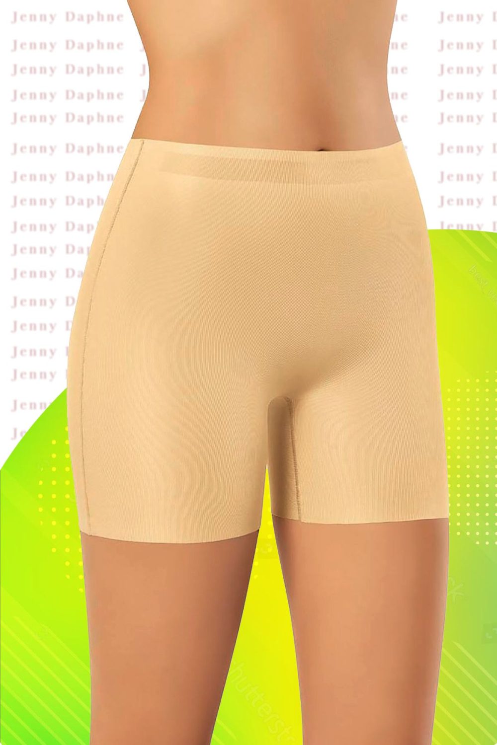 Yüksek bel lazer kesim kaymaz bandlı iz yapmayan toparlayıcı boxer korse 8020 - Görsel 4